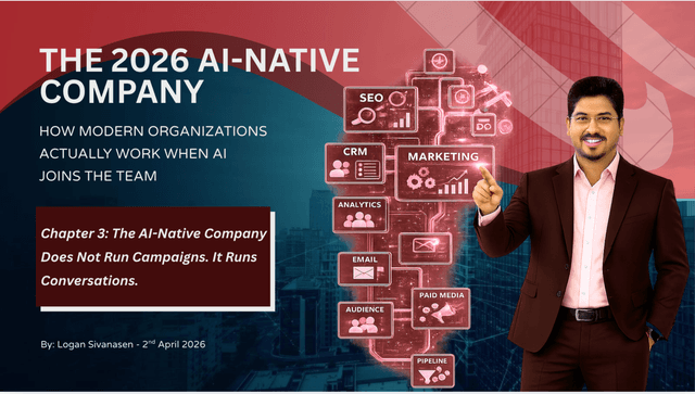 The 2026 AI-Native Company - Chapter 3: The AI-Native Company Does Not Run Campaigns. It Runs Conversations. cover