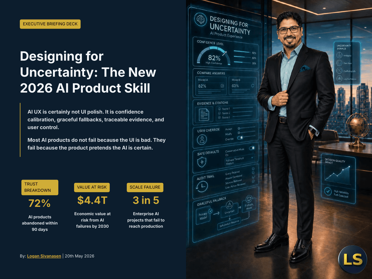 Designing for Uncertainty: The New 2026 AI Product Skill - Page 1