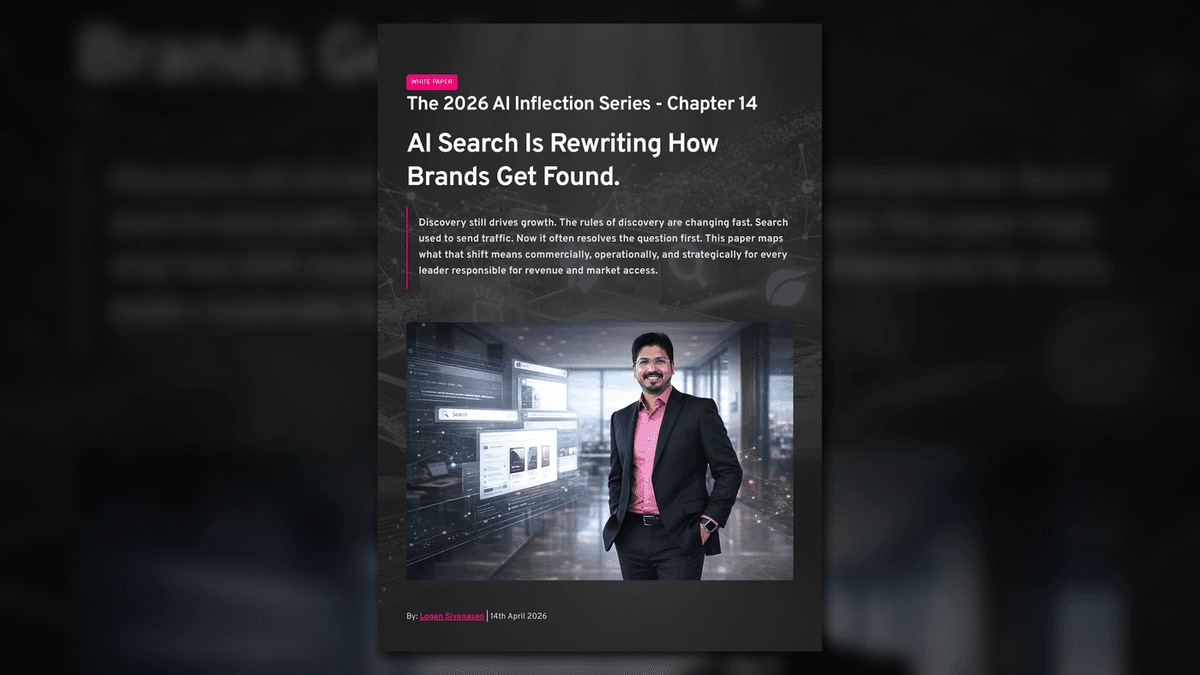 White Paper: The 2026 AI Inflection - Chapter 14: AI Search Is Rewriting How Brands Get Found cover