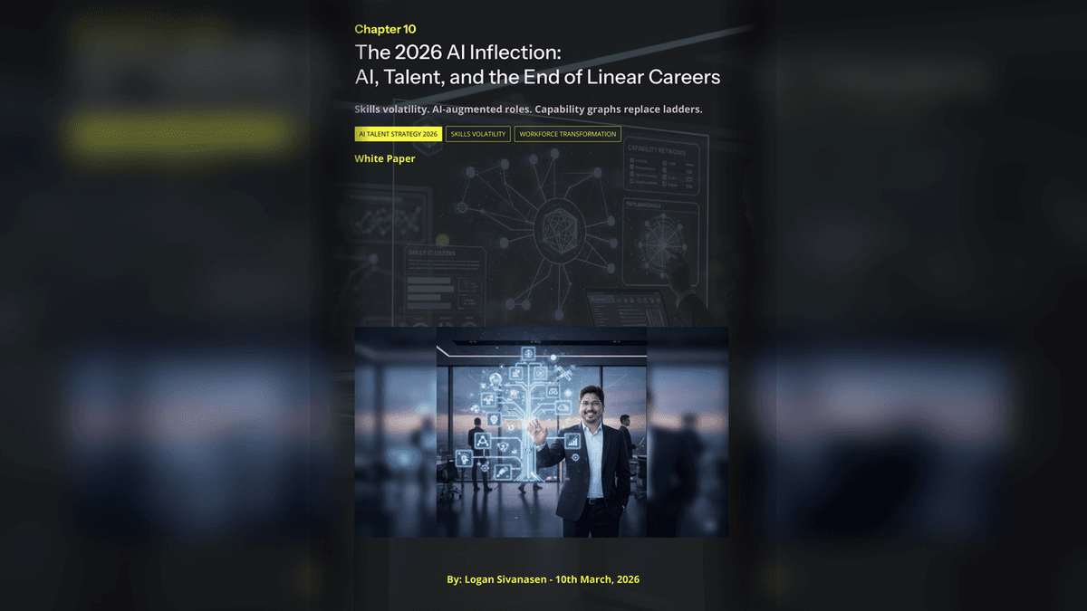 White Paper: The 2026 AI Inflection - Talent 2026: What AI Means for Hiring, Skills, and Org Design cover