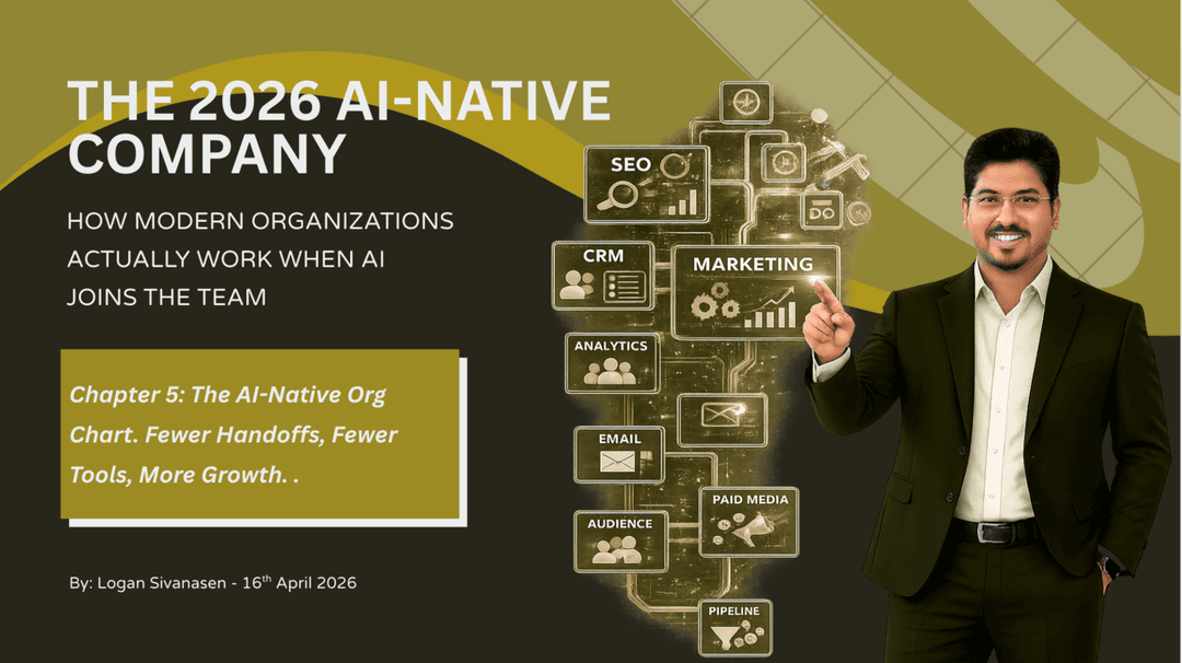 The 2026 AI-Native Company - Chapter 5: The AI-Native Org Chart. Fewer Handoffs, Fewer Tools, More Growth.