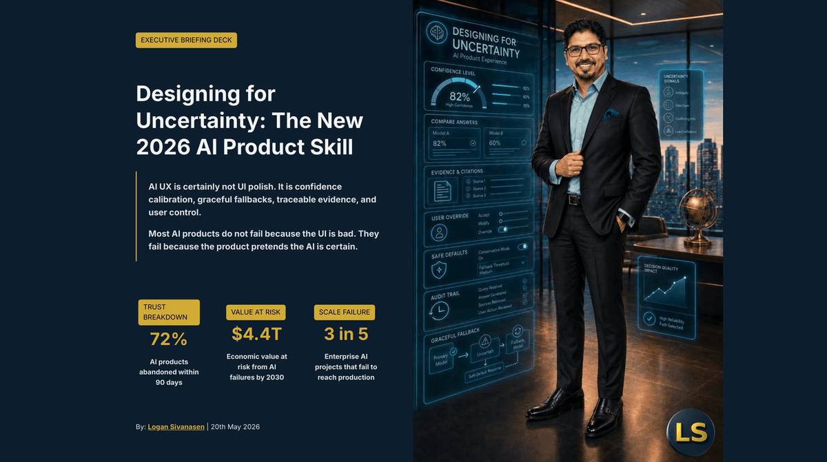 Designing for Uncertainty: The New 2026 AI Product Skill cover