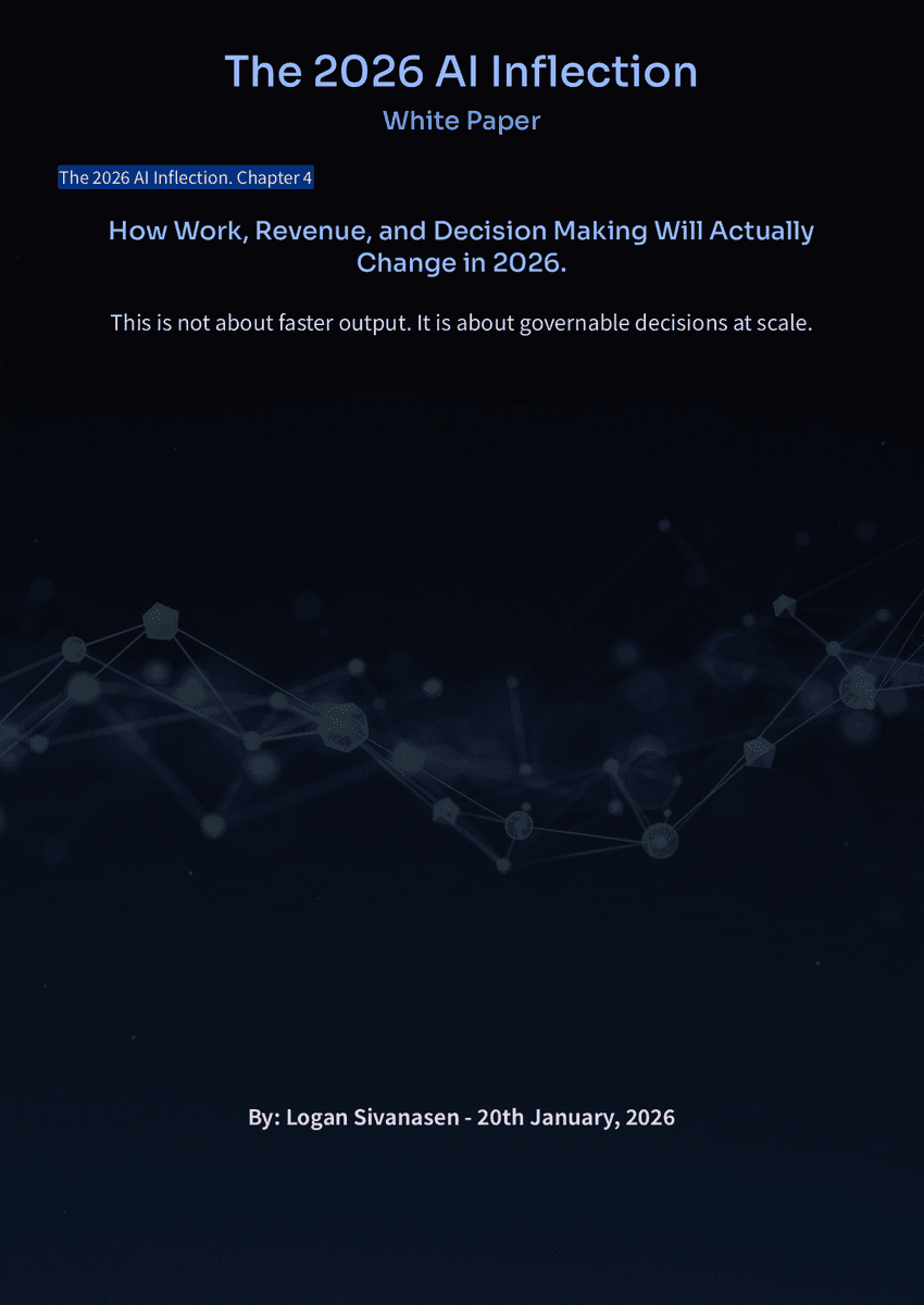 White Paper: The 2026 AI Inflection - How Revenue and Decision Making Will Change - Page 1