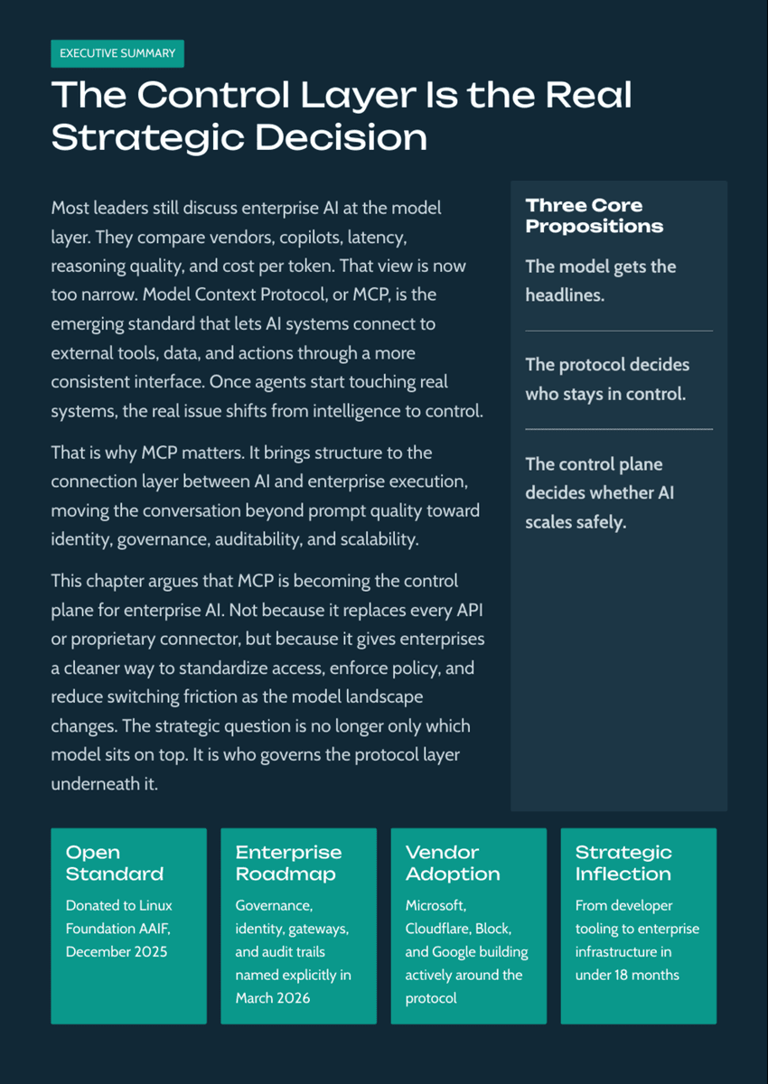White Paper: The 2026 AI Inflection - Chapter 15: Why MCP Becomes the Control Plane for Enterprise AI - Page 2