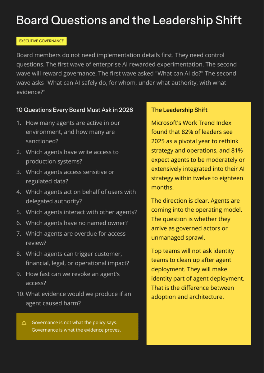 White Paper: The 2026 AI Inflection - Chapter 16: Every Agent Needs an Identity - Page 14