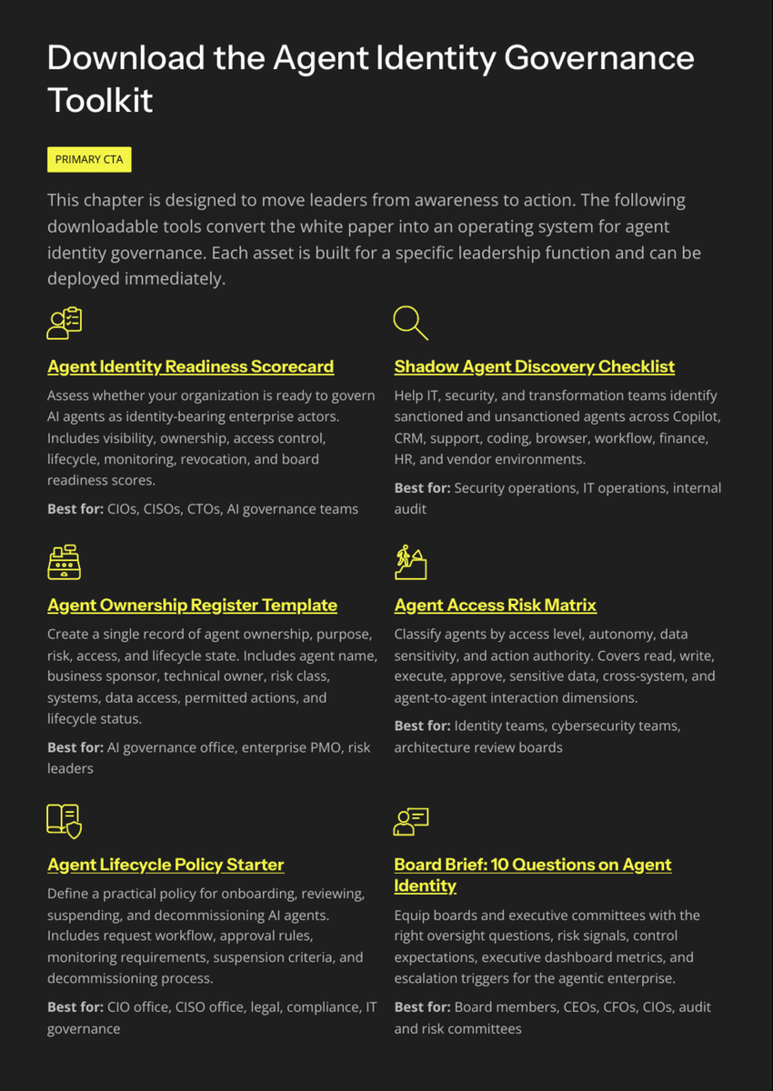 White Paper: The 2026 AI Inflection - Chapter 16: Every Agent Needs an Identity - Page 15