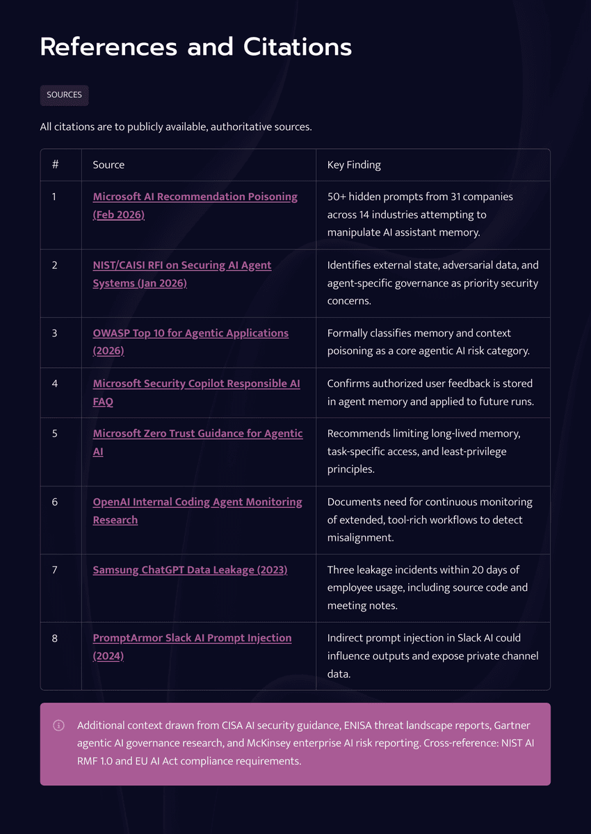 The 2026 AI Inflection Series - Chapter 17: The Next AI Breach Will Start in Memory - Page 18