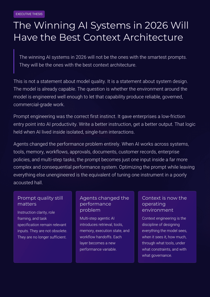 The 2026 AI Inflection Series - Chapter 18: Context Engineering Replaces Prompt Engineering - Page 2