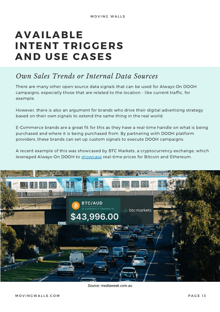 Always-On DOOH: The Case for Continuous Digital Out-of-Home Advertising - Page 13