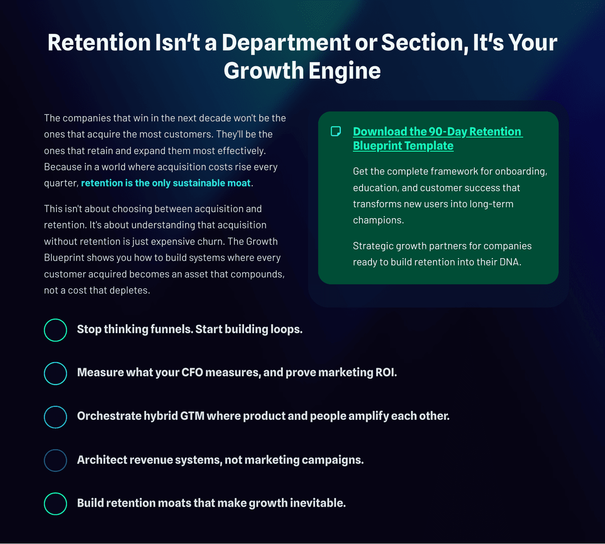 The Growth Blueprint: From Acquisition to Retention at Enterprise Scale - Page 12