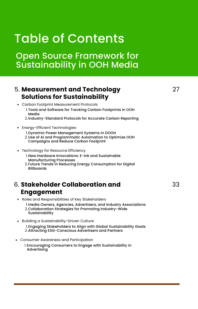 An Open Source Industry Guide: Sustainability in Out-of-Home Advertising - Page 4