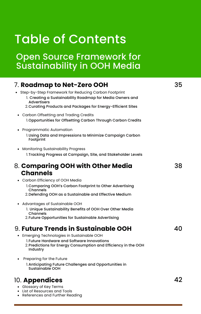 An Open Source Industry Guide: Sustainability in Out-of-Home Advertising - Page 5