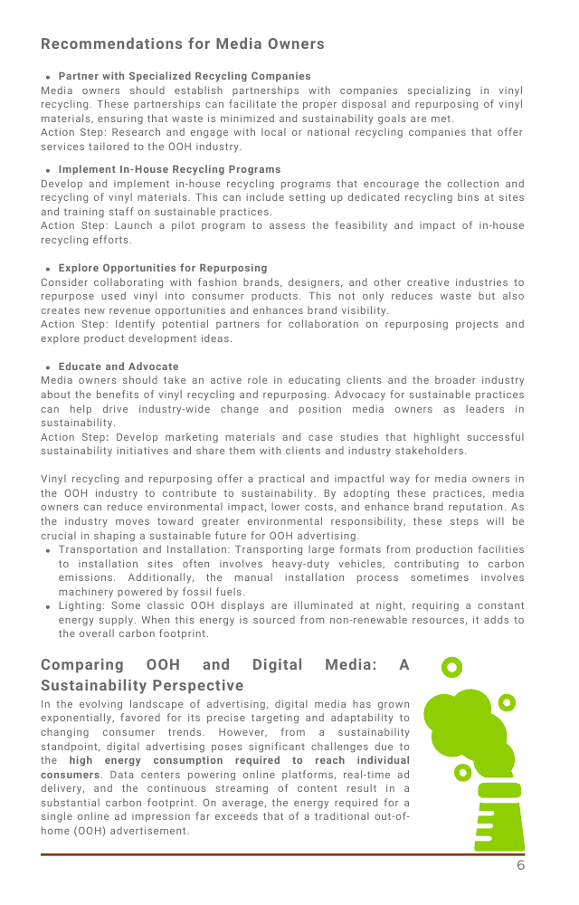 An Open Source Industry Guide: Sustainability in Out-of-Home Advertising - Page 12