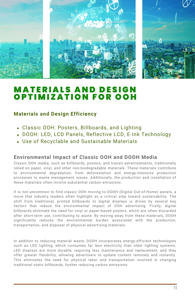 An Open Source Industry Guide: Sustainability in Out-of-Home Advertising - Page 17