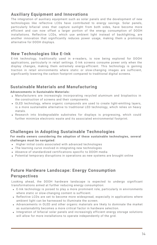 An Open Source Industry Guide: Sustainability in Out-of-Home Advertising - Page 20