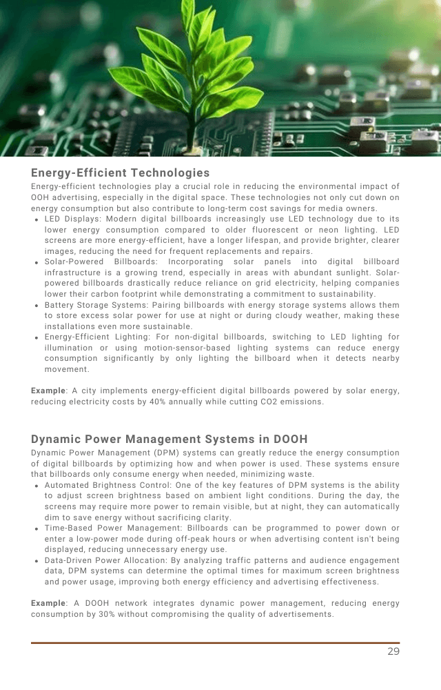 An Open Source Industry Guide: Sustainability in Out-of-Home Advertising - Page 35