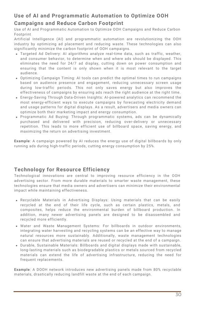 An Open Source Industry Guide: Sustainability in Out-of-Home Advertising - Page 36