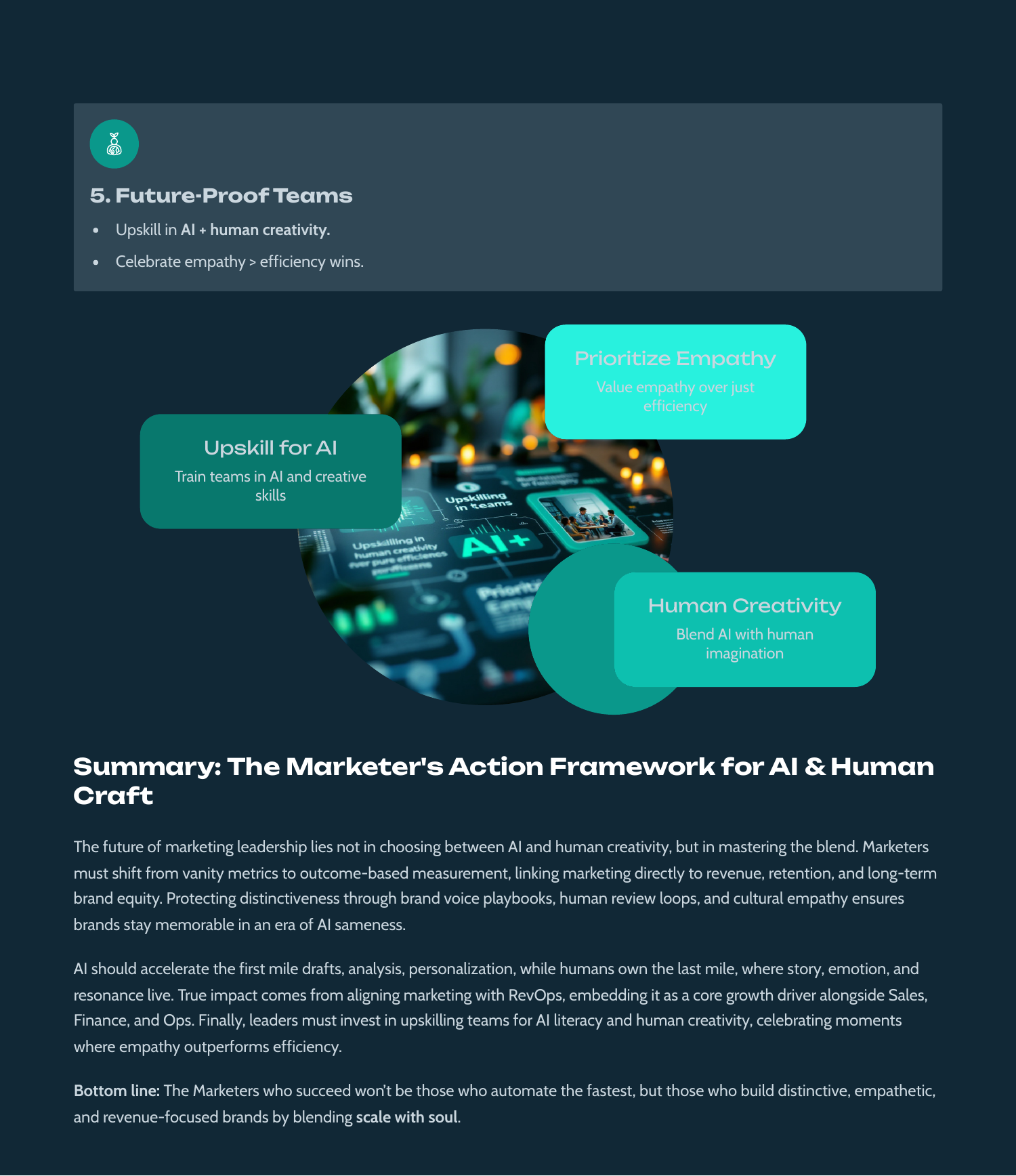 White Paper: AI vs Human Craft: Balancing Speed, Soul & Strategy in Modern Marketing - Page 14