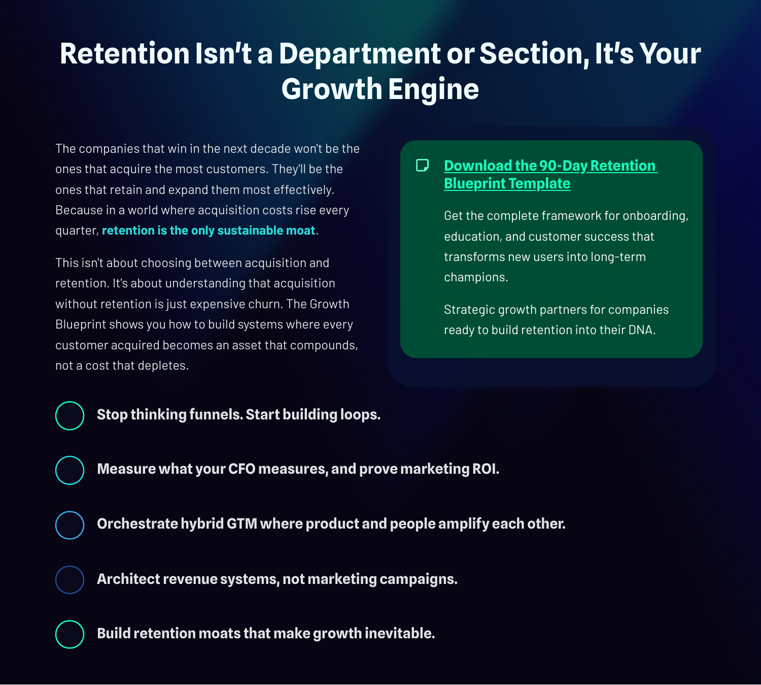 White Paper: The Growth Blueprint - From Acquisition to Retention Today. - Page 12