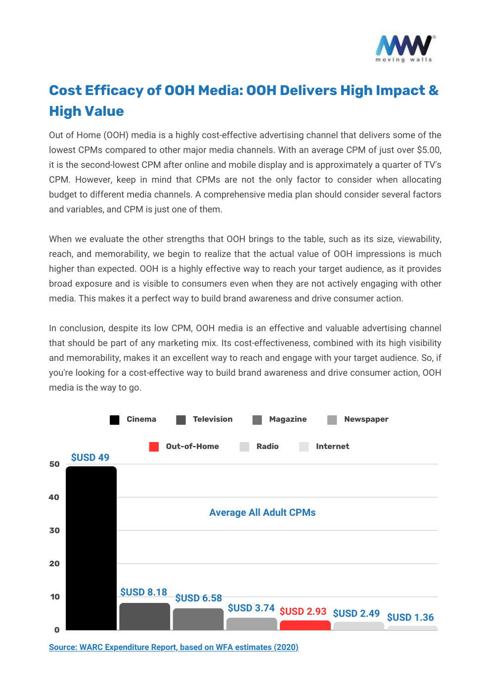 White Paper - WHY OOH MUST BE PART OF YOUR MARKETING PLAN; ADVANTAGES OF OOH MEDIA - Page 9