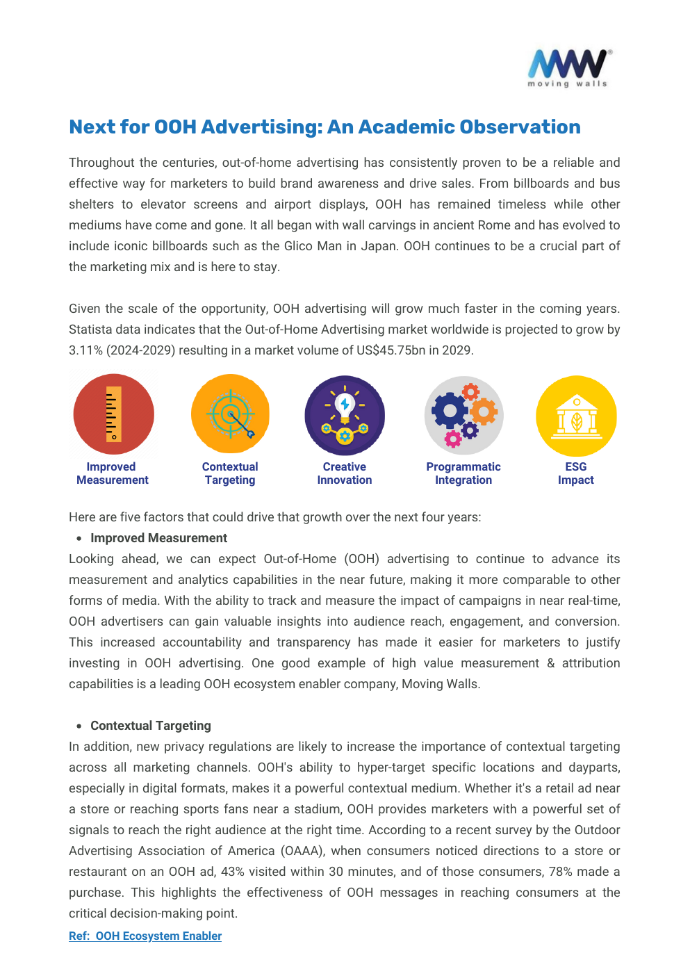 White Paper - WHY OOH MUST BE PART OF YOUR MARKETING PLAN; ADVANTAGES OF OOH MEDIA - Page 37