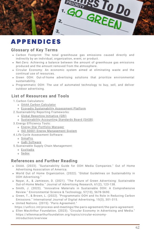 An Open Source Industry Guide - Sustainability in Out-of-Home Media - Page 48