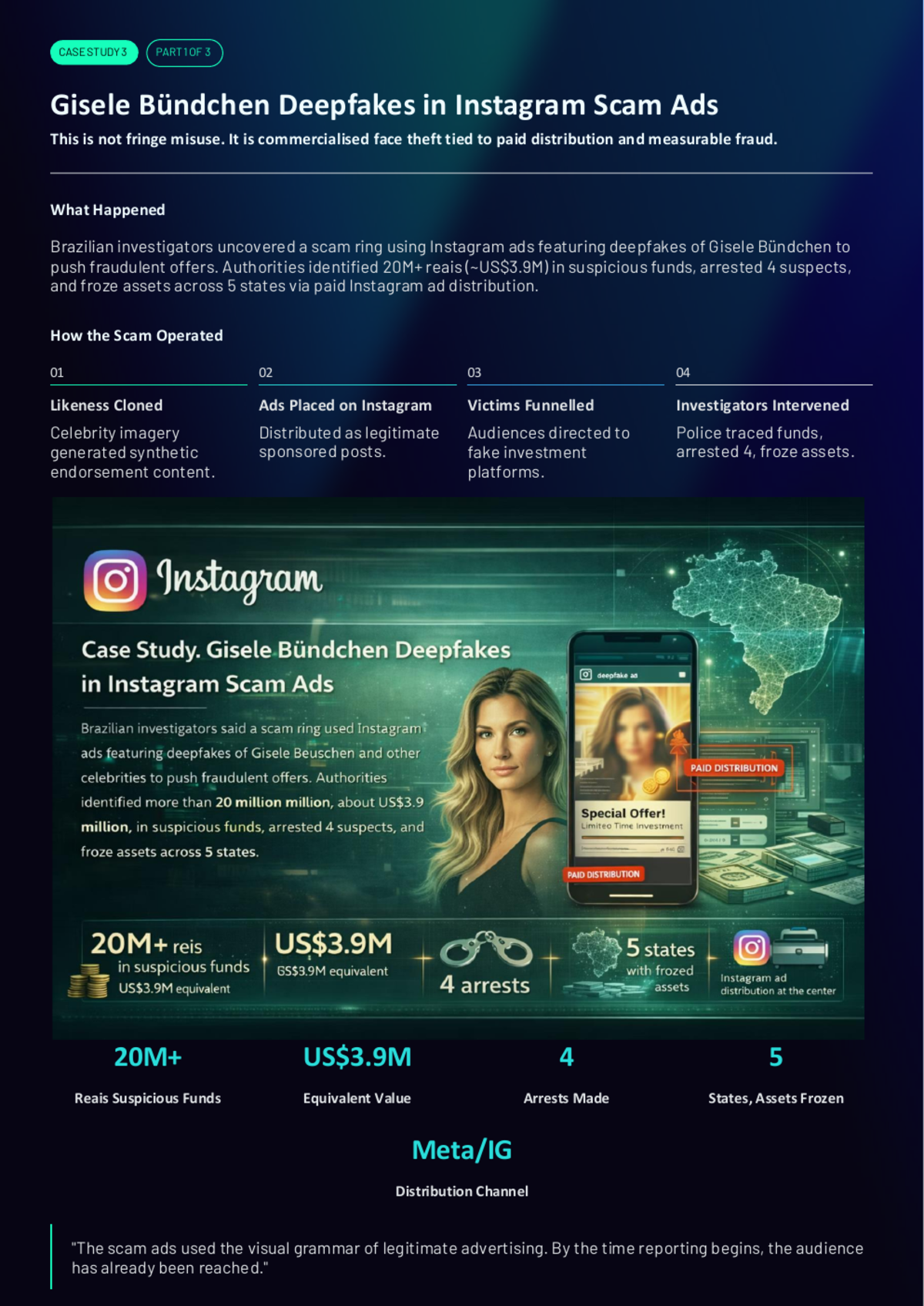 White Paper: Synthetic AI Brand Defense — Impersonation, Fake Proof, and the New Operating Model - Page 13